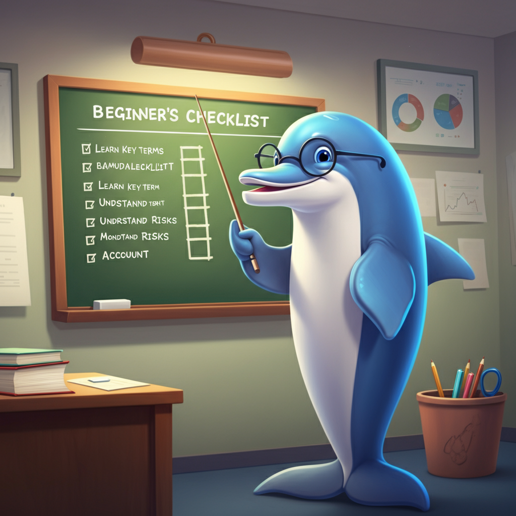 Dexter the Dolphin building a Beginner’s Checklist